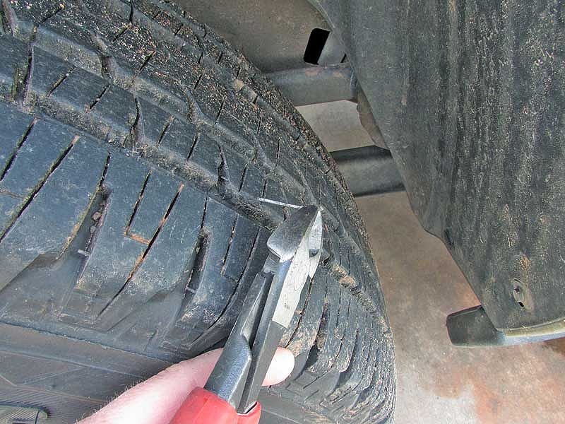 Tire plug kit tools for emergency repairs